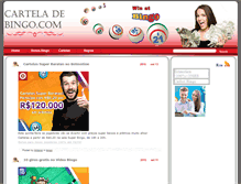 Tablet Screenshot of carteladebingo.com